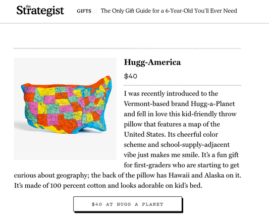 The Strategist featuring Hugg-America in their holiday gift guide